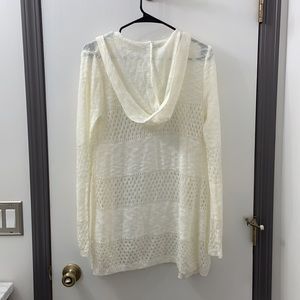 amari airy pointelle detail cardigan